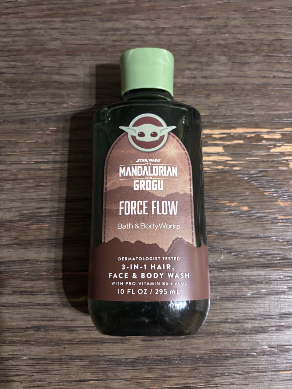 Bath & Body Works Grogu Force Flow Face & Body Wash - Green and Brown